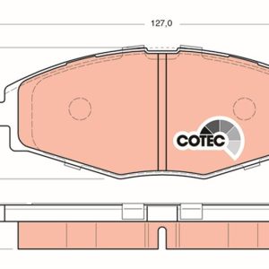 ÖN BALATA KALOS 1.2-1.4-1.4 16V Sedan-1.4 16V 03/05 -MATIZ 0.8-1.0 03/05 -LANOS 1.4