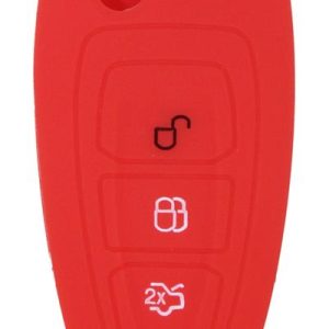 KONTAK ANAHTAR KUMANDA KORUYUCU KILIF SİLİKON KIRMIZI FORD TRANSIT-MONDEO-FOCUS-RANGER-C MAX-S MAX GALAXY