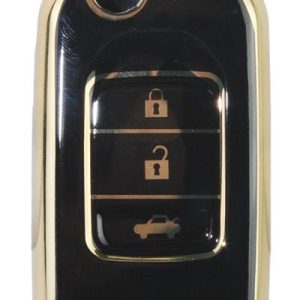 KONTAK ANAHTAR KUMANDA KORUYUCU KILIF TPU SİLİKON SİYAH HONDA CIVIC-CR-V-HR-V HMA061-S