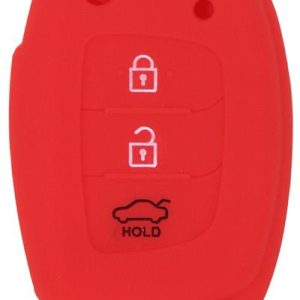 KONTAK ANAHTAR KUMANDA KORUYUCU KILIF SİLİKON 3 TUŞ KIRMIZI HYUNDAI I20-I30 HMA071-K