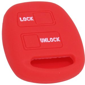 KONTAK ANAHTAR KUMANDA KORUYUCU KILIF SİLİKON 2 TUŞ KIRMIZI TOYOTA ESKİ TİP HMA140-K