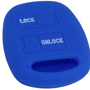 KONTAK ANAHTAR KUMANDA KORUYUCU KILIF SİLİKON 2 TUŞ MAVİ TOYOTA COROLLA-YARIS