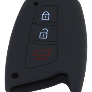 KONTAK ANAHTAR KUMANDA KORUYUCU KILIF SİLİKON SİYAH HYUNDAI ACCENT BLUE- ELANTRA- İX35- SANTA FE