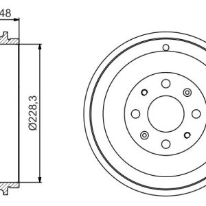 ARKA KAMPANA CORSA D 07 CORSA E 14 ADAM 13 PUNTO-GRANDE PUNTO 05 274x228x61x48x4DL 14 İNÇ 51901444-51901443-55703043