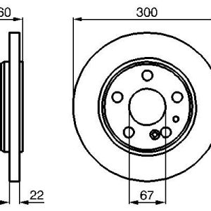 FREN DISKI ARKA MERCEDES S-CLASS W140 W220