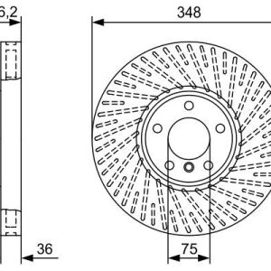 FREN DISKI ON SAG BMW F10 F07 F11 F12 F01
