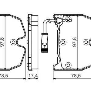 FREN BALATASI ON MERCEDES C219 W211 W220 W221 R230
