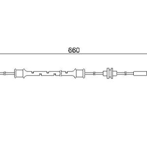 FREN BALATA İKAZ FİŞİ AŞINMA KABLOSU VECTRA B 1.6-1.8-2.0-2.2 95-03