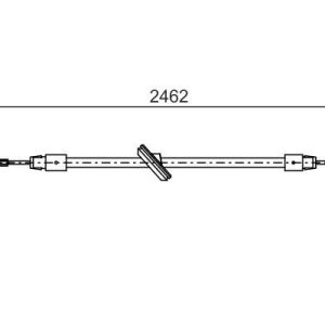FREN HALATI ON MERCEDES SPRINTER B906 06 2462mm/306mm