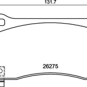 FREN BALATASI ON TESLA MODEL 3 5YJ3 2020 MODEL Y 5YJY 2019 800824000A-800824000B-800824000C