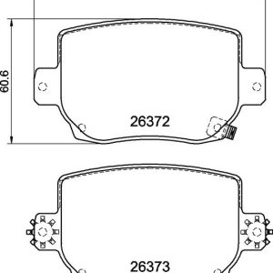 FREN BALATASI ARKA TESLA MODEL 3 5YJ3 2020 MODEL Y 5YJY 2019 SPOR PAKET 800824600A-800824600C-800824600D