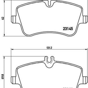 FREN BALATASI MERCEDES W203-W209 ON Low-Met A0064206220