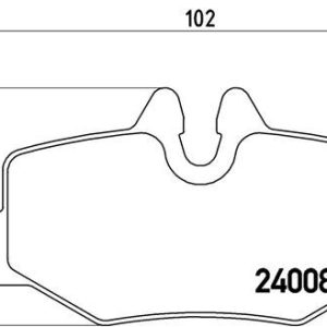 FREN BALATASI ARKA MERCEDES VITO W639 03 A0064204420