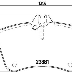 FREN BALATASI ON MERCEDES W169 W245 A1694201920