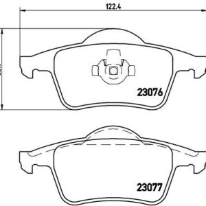 ARKA BALATA VOLVO S60 2000-2010 S80 1998-2006 V70 97-07 XC70 97-07 S70 97-00 272399-274334-8634925-WVA23075