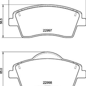 ÖN BALATA VOLVO XC40 1.5T3 2019 2.0 D3 D4 T2 T4 T5 B4 B5 2018 16 JANT