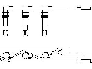 BUJİ KABLOSU POLO-CORDOBA-IBIZA-FABIA AHW-BBY-BBZ-BKY 1.4 16V 2001-2010 036905409K-036905483G