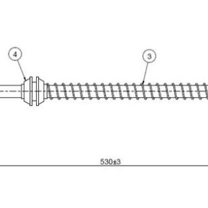 ARKA FREN HORTUMU CADDY III 04 2K0611775C-2K0611775D