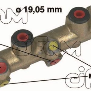 x FREN ANA MERKEZ 19.05mm P205 HB 1.0-1.1 83-87 -R9-R11 1.1-1.2-1.4-1.7 D 83-89