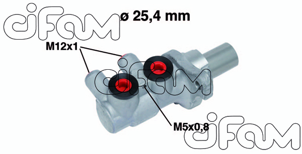 FREN ANA MERKEZİ OPEL ASTRA H 04 ZAFIRA B 05 25.4mm ESP SİZ ARAÇLAR İÇİN