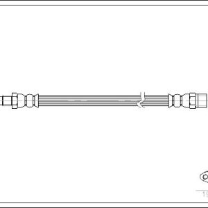 FREN HORTUMU ON MERCEDES W123 S123 C123 W461 W463