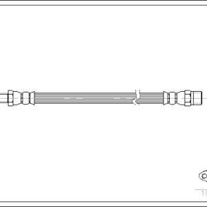 FREN HORTUMU ON / ARKA MERCEDES W110 W113 W114 W115 W116 W460 W463 B601 B602 A1234280535