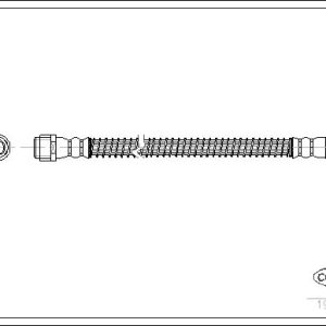 FREN HORTUMU ARKA MERCEDES S-CLASS W220 98 05 A2204200148
