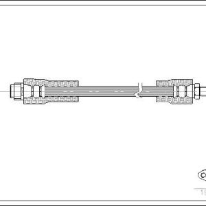 FREN HORTUMU ON MERCEDES VANEO W414 02 05 A4144280035