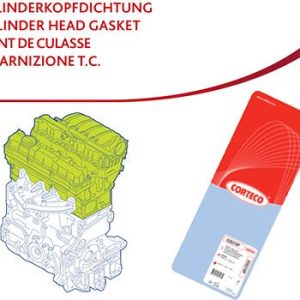 SİLİNDİR KAPAK CONTASI ASTRA K-INSIGNIA B-MOKKA 1.4-1.5 B1.4XFT-B15SF-D15SF CRUZE 1.4 12663440