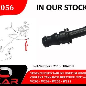 HAVA TAHLIYE HORTUM VALFI MERCEDES W203 W204 W205 W211 S211 C219