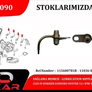 YAĞLAMA MEMESİ CLİO IV-DOKKER-SANDERO-DUSTER 12 K9K Y.M
