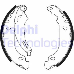 ARKA PABUÇ BALATA P206 1.4İ 1.6İ 1.4HDİ 1.9D 98 02 206 1.4 1.4HDİ 09 ABS SİZ ARAÇLAR 180x32