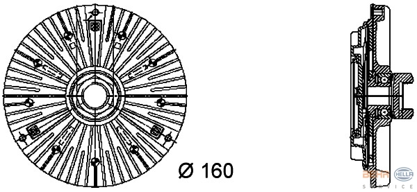 FAN TERMIGI BMW M41 M51 E30 E34 E36 TD TDS 11522245498