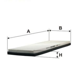 POLEN FİLTRESİ PASSAT 96-00 -A4 95-00 1.6-1.8-1.9-2.0TDI-2.8-2.5TDI x V 8A0819439-8A0819439A-893091700