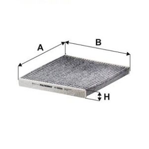 POLEN FİLTRESİ KARBONLU FIAT DUCATO 06 PEUGEOT BOXER 06 CITROEN JUMPER 06 2.2D 2.3D 3.0D 77368846-1615646880-71776016