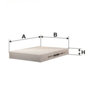 POLEN FİLTRESİ CLIO II 02 KANGOO 98 MEGANE I 96 LOGAN 04 1.2 1.4 1.6 1.5DCI 1.9DCI K1052