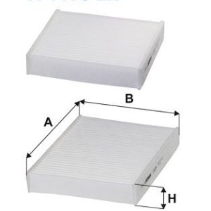 POLEN FİLTRESİ P207 1.4-1.4HDI-1.6HDI-1.4 16V-1.6 16V 06 C3 II 1.4-1.4HDI-1.6HDI 09 K1179-2X