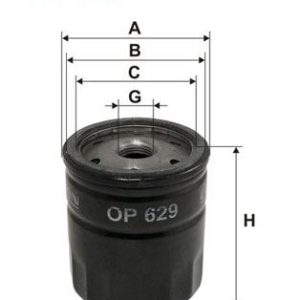 YAĞ FİLTRESİ FORD ORION 1.4 71HP 07/90-07/93 047198561F