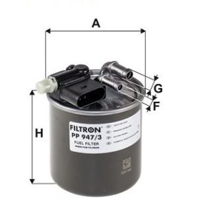 YAKIT FILTRESI MERCEDES OM607 W176 W246 C117 X117 X156 A6070901352