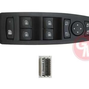 CAM AÇMA ANAHTARI KUMANDA GRUBU RENAULT LAGUA III-MEGANE III HACBACK GRANDTOUR KATLANIR AYNALI ARA ÇLAR İÇİN TEK SOKET 809610016R-254000006R