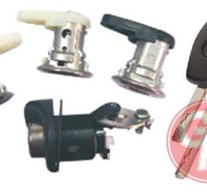 KAPI KİLİT FİŞEK TK 4 lü SET KUMANDALI ANAHTAR İLE DACIA LOGAN SANDERO 6001546809