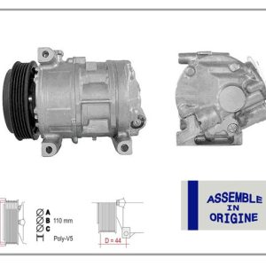 KLİMA KOMPRESÖRÜ SIFIR ÜRÜN FIAT DOBLO 10 FIORINO 08 GRANDE PUNTO 05 15 LINEA 07 PUNTO EVO 09 1 4 ALFA MITO 09 18 OPEL COMBO 12 1.2 / 1.4 12V 5 KANAL