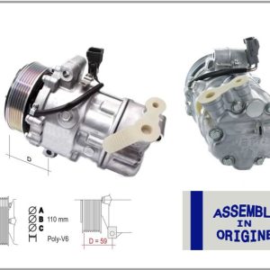 KLİMA KOMPRESÖRÜ SIFIR ÜRÜN FİAT DOBLO 1.6 MULTİJET