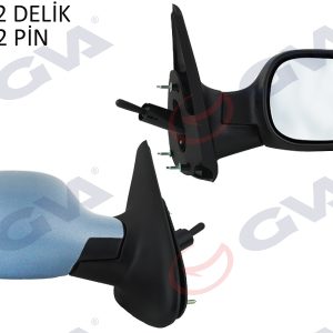 DIŞ DİKİZ AYNASI SAĞ MEGANE 99 MEKANİK SENSÖRLÜ ASTARLI KONVEKS 2 FİŞ VM-129PSR