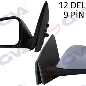 DIŞ DİKİZ AYNASI SOL FLUENCE 10 ELEKTRİKLİ ISITMALI SİNYALLİ SENSÖRLÜ ASTARLI ASFERİK VM-6141EHPSAL