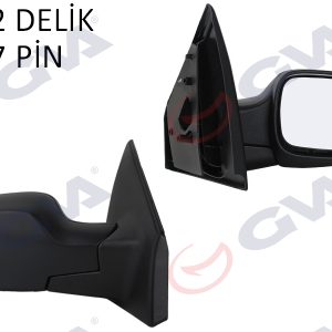 DIŞ DİKİZ AYNASI SAĞ CLIO 06 ELEKTRİKLİ ISITMALI SENSÖRLÜ KONVEKS 7 FİŞ VM-6136EHSR 7701061193