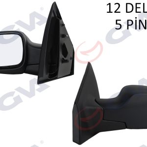 DIŞ DİKİZ AYNASI SOL CLIO 06 ELEKTRİKLİ ISITMALI ASFERİK 5 FİŞ VM-6136EHAL 7701061192