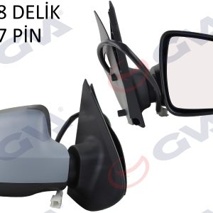 DIŞ DİKİZ AYNASI SAĞ LOGAN SANDERO-MCV 12 ELEKTRİKLİ ISITMALI ASTARLI SENSÖRLÜ KONVEKS 7 FİŞ VM-6804EHPSR 963014492R-963011787R