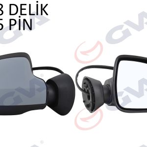 DIŞ DİKİZ AYNASI SAĞ DUSTER 11 ELEKTRİKLİ ISITMALI ASTARLI KONVEKS 5 FİŞ VM-6802EHPR
