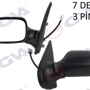 DIŞ DİKİZ AYNASI SOL PALIO WEEKEND 02 ALBEA 05 ELEKTRİKLİ ISITMALI KONVEKS 3 FİŞ VM-6155EAL 735421072-735302743